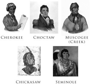 Five-Civilized-Tribes-Portraits